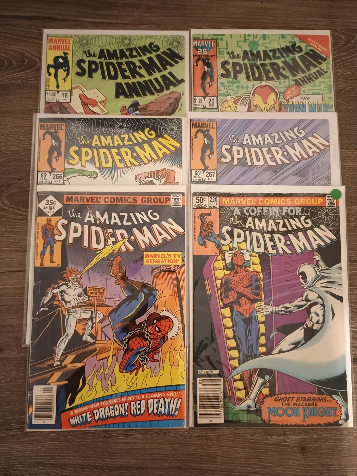🌟Vintage Bronze Age Amazing Spider-Man Lot: w/Keys Marvel Comics (1978-1985) 🌟