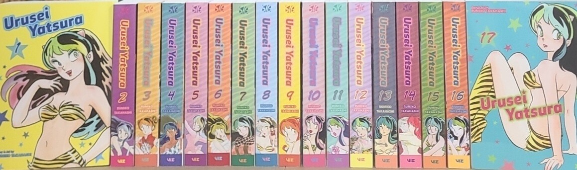 Urusei Yatsura Manga Vol 1-17 Complete Set  English Brand New From Viz Media 