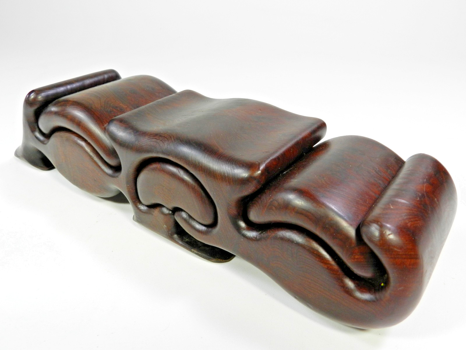 Vintage Fred Marilyn Buss Wood Puzzle Box