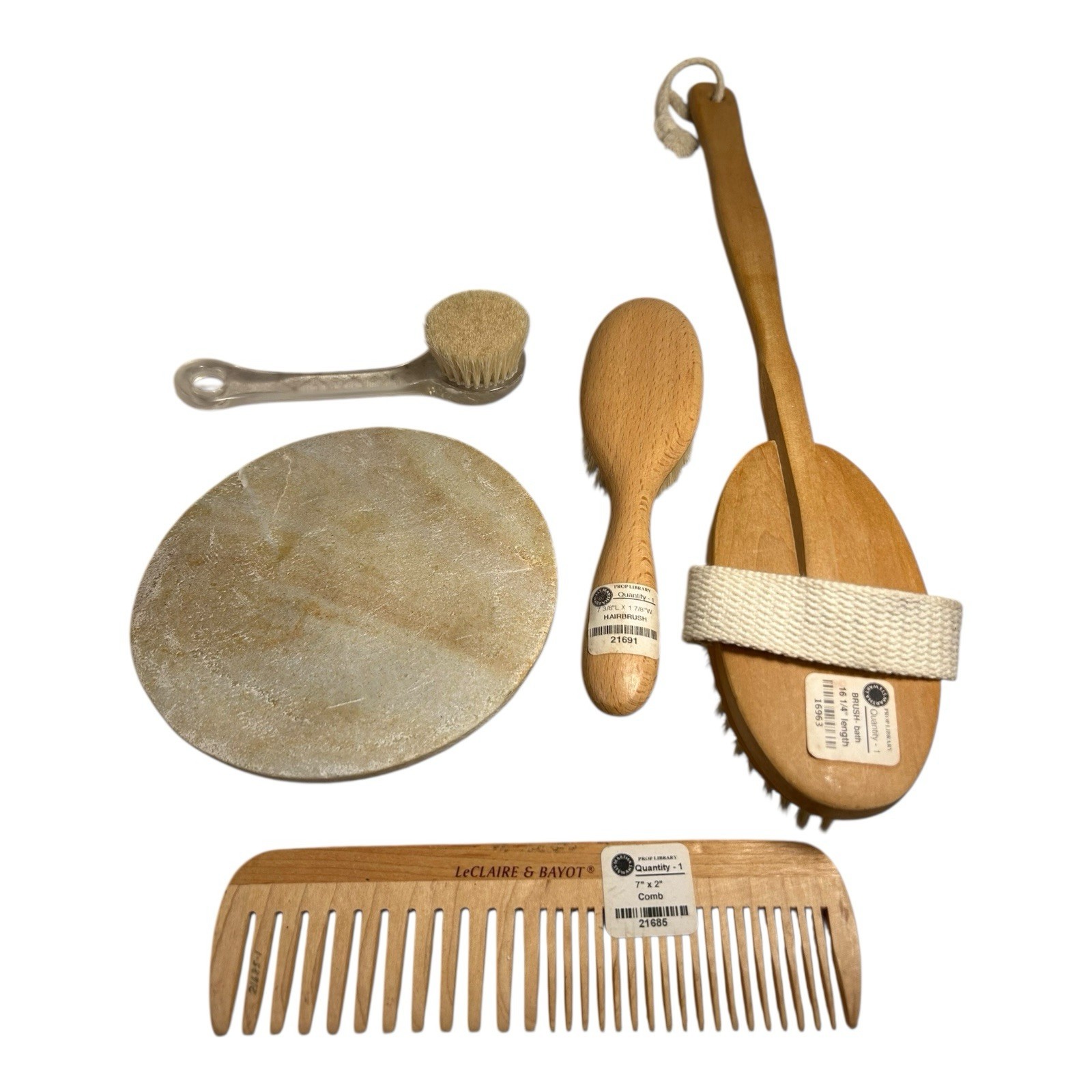 Vintage Bath & Hair Brushes Owned by Martha Stewart at Turkey Hill Kitchen