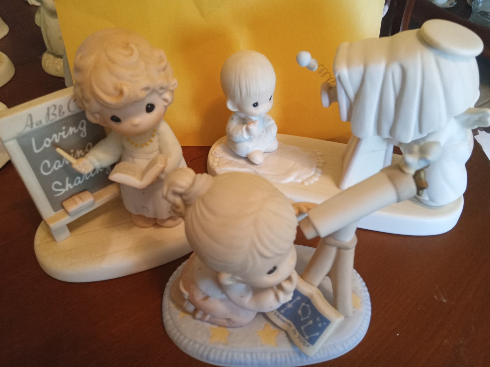 Precious Moments-vintage group of 3-all of them together for one price-perfect
