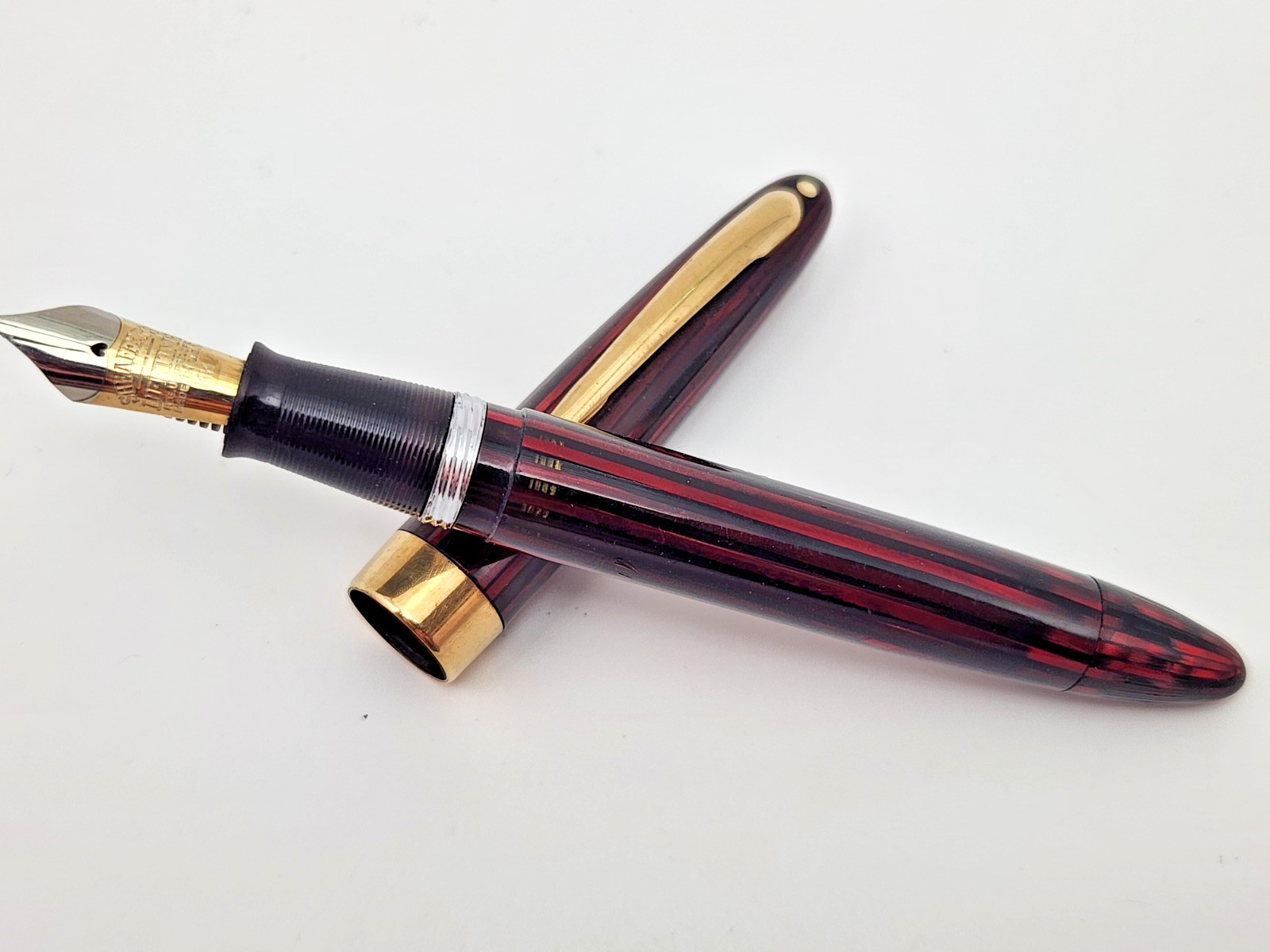 Vintage Sheaffer Balance Lifetime Fountain Pen 14k Nib White Dot