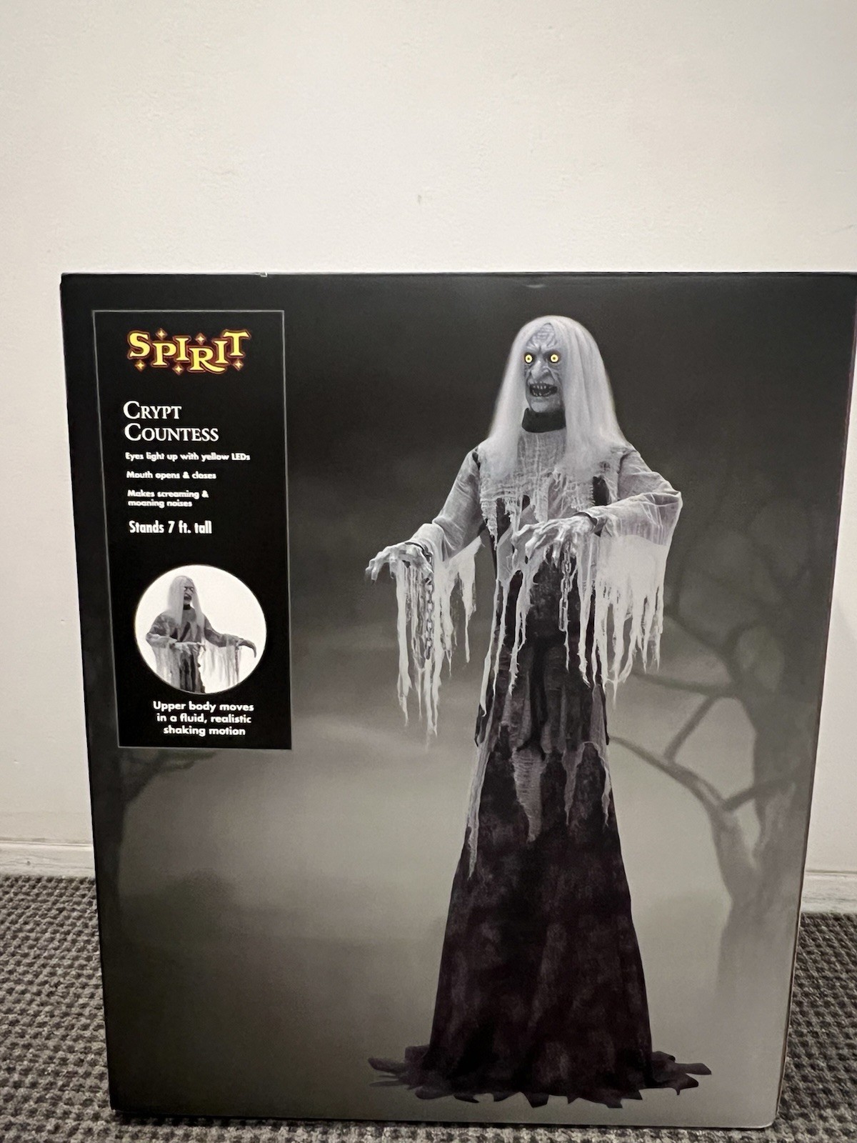 Spirit Halloween 7 Ft Crypt Countess Animatronic NEW IN BOX Local Pickup 2026