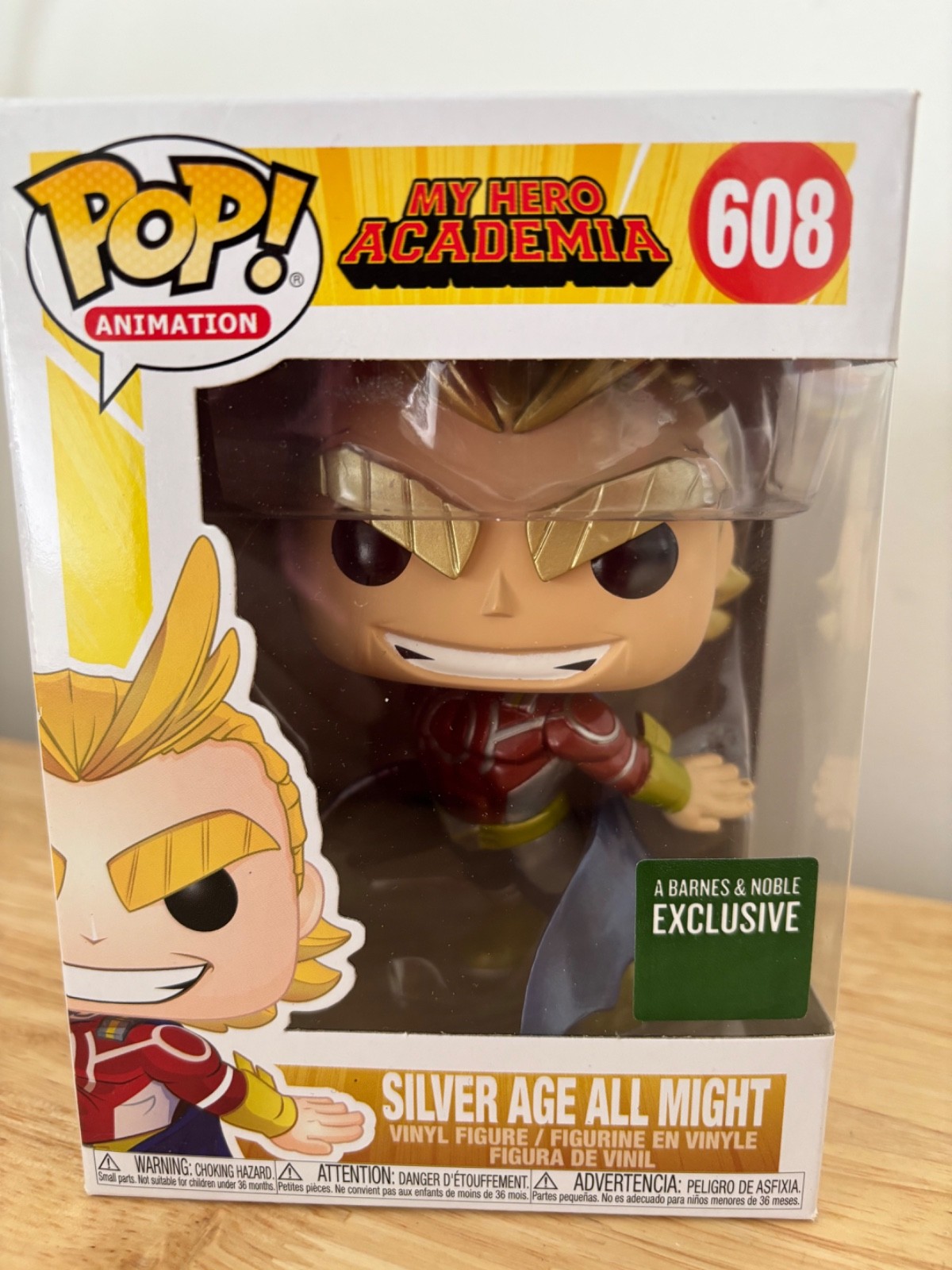 Funko Pop Animation My Hero Academia #608 Silver Age All Might 4\