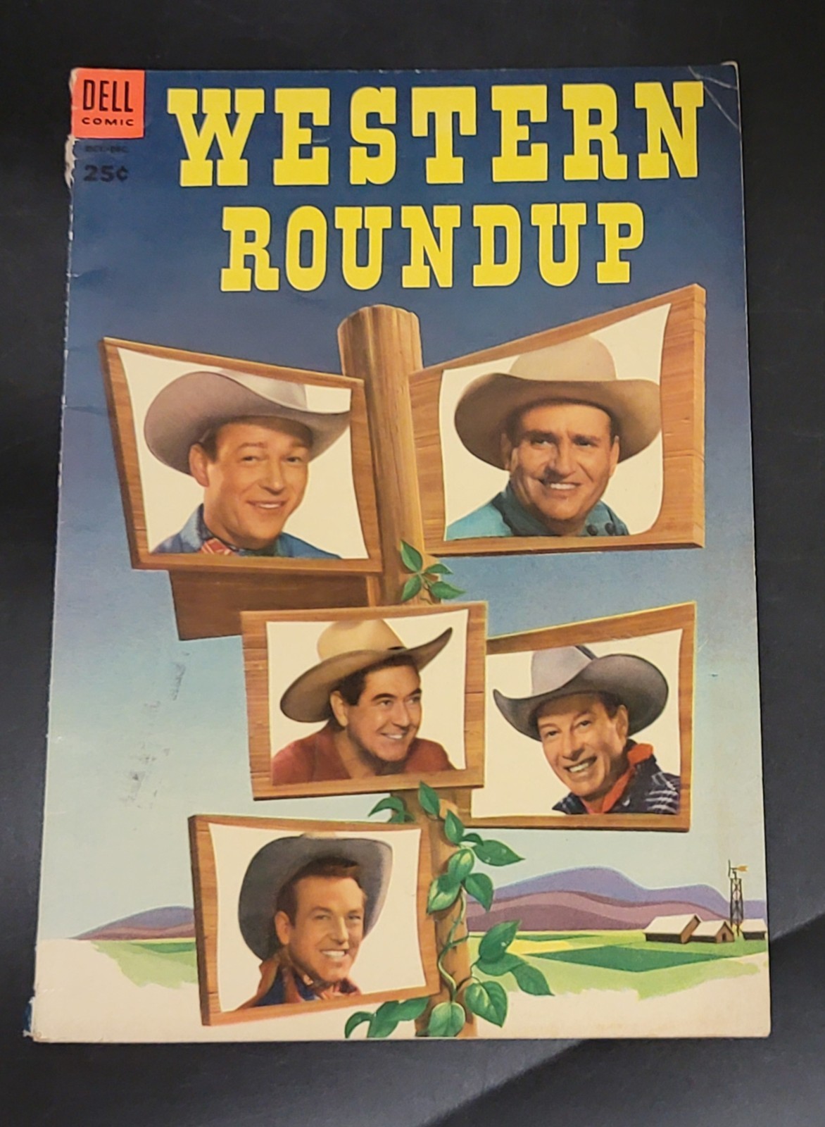 Western Roundup (1952) #4 Gene Autry Roy Rogers Bill Elliot Photo Cover VG