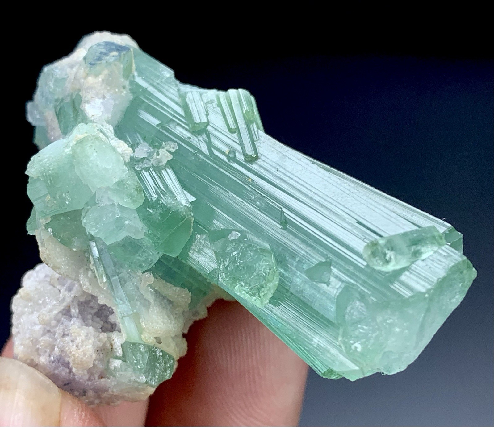 170 Cts Bunch Of Tourmaline Crystal Specimen From Afghanistan.