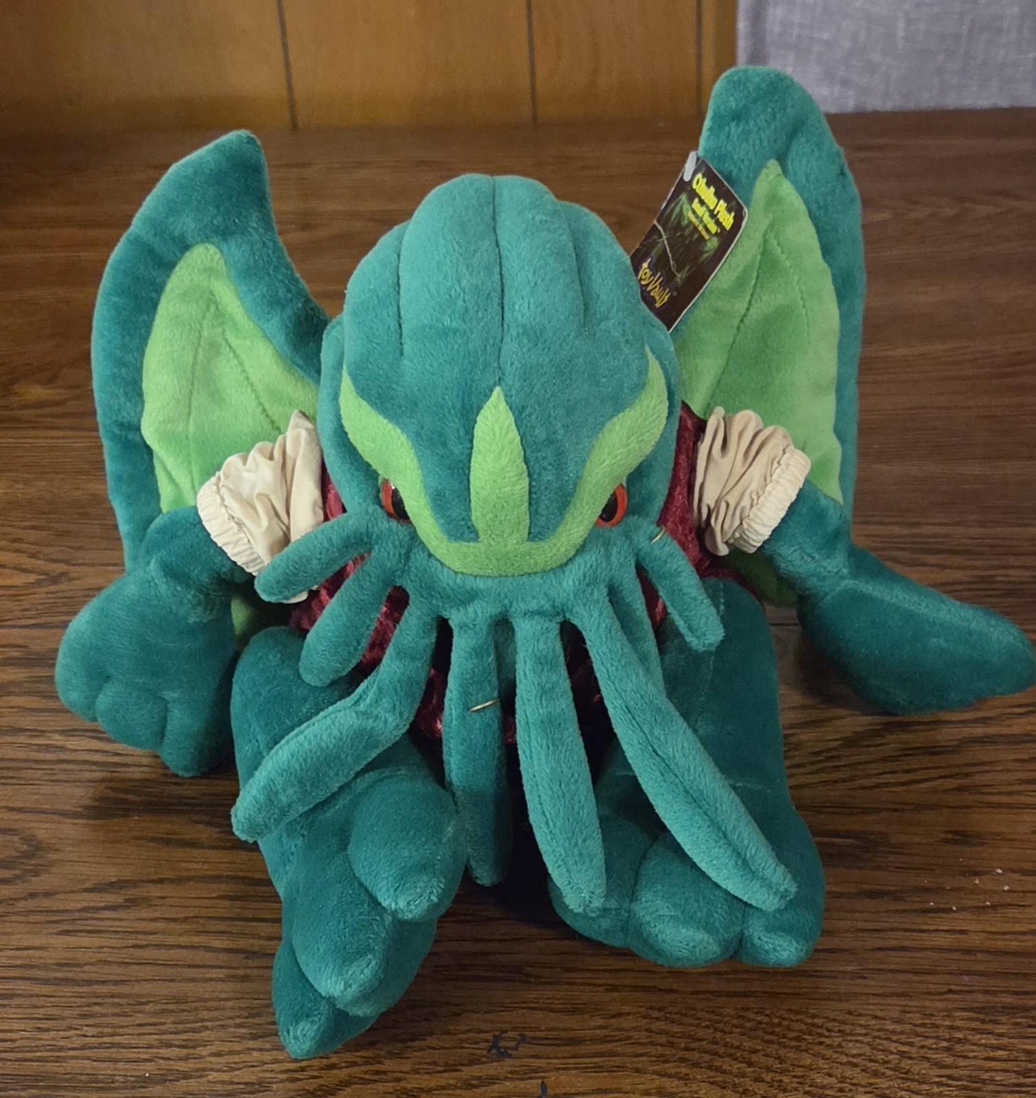 Rare New 2002 Green Cthulhu Gothic Clothed Plush H.P. Lovecraft Plush Halloween