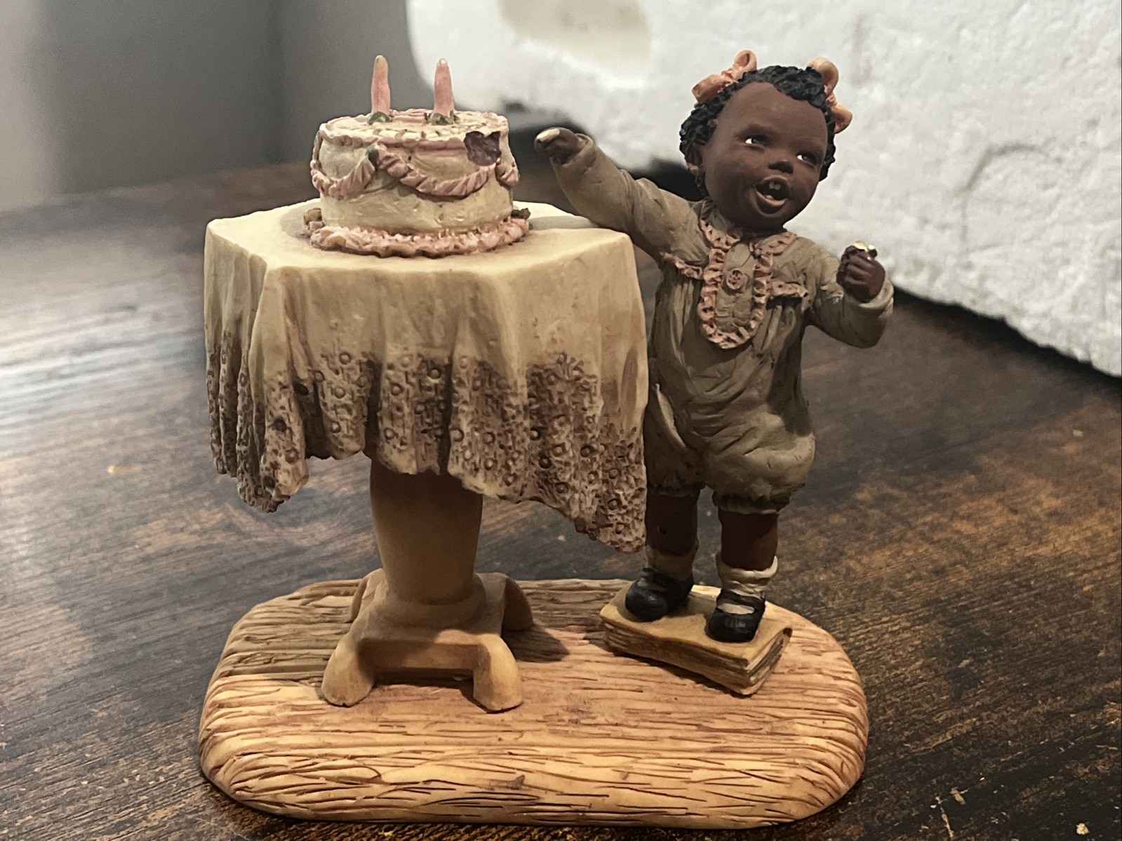 1992 Enesco Megan My birthday Cake Miss Martha Holcombe Figurine 4'' Collectible