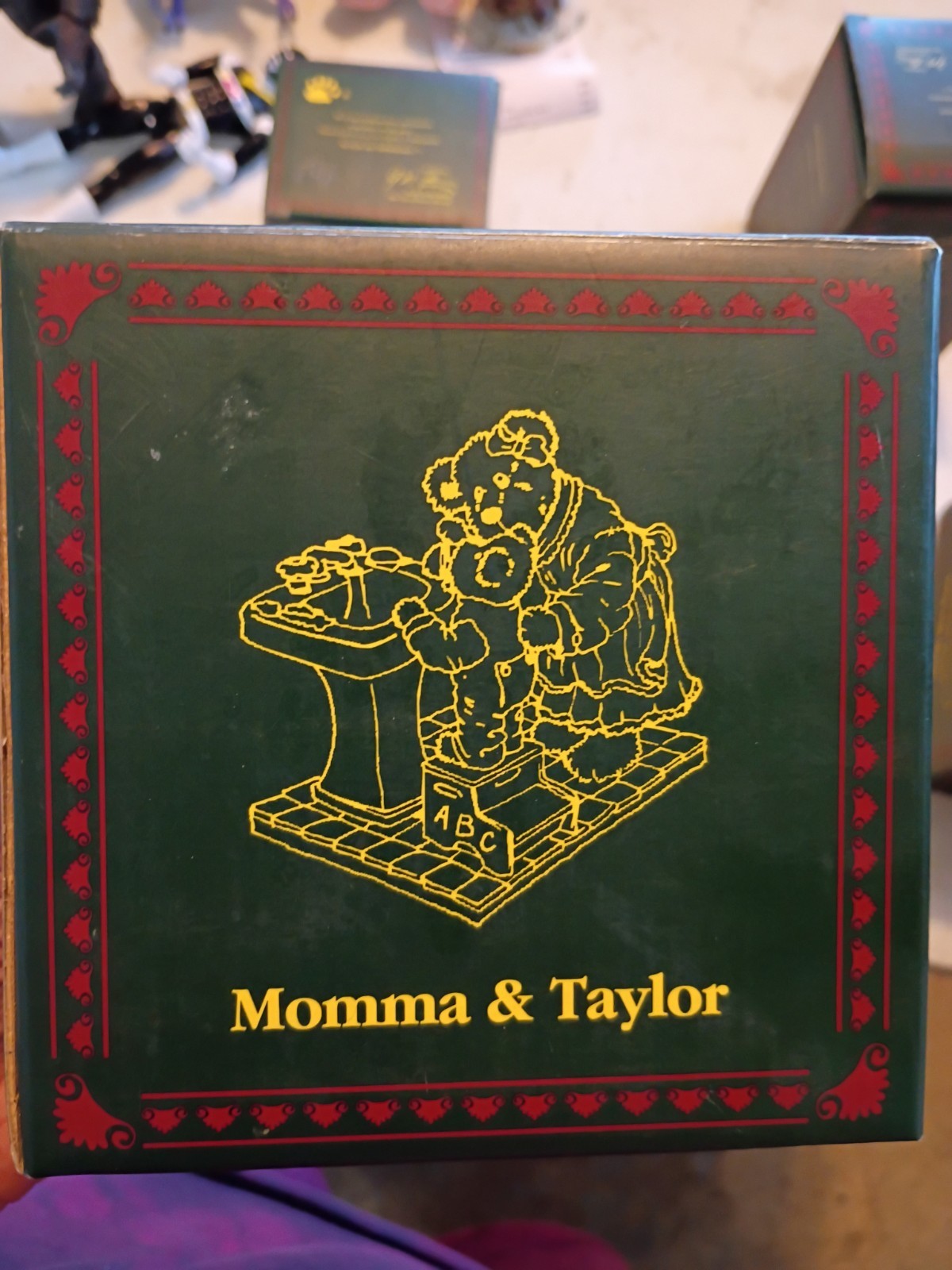 Rare Boyds Bear 2005 MOMMA & TAYLOR Bedtime Routine 1st Ed #6 Early Line NIB