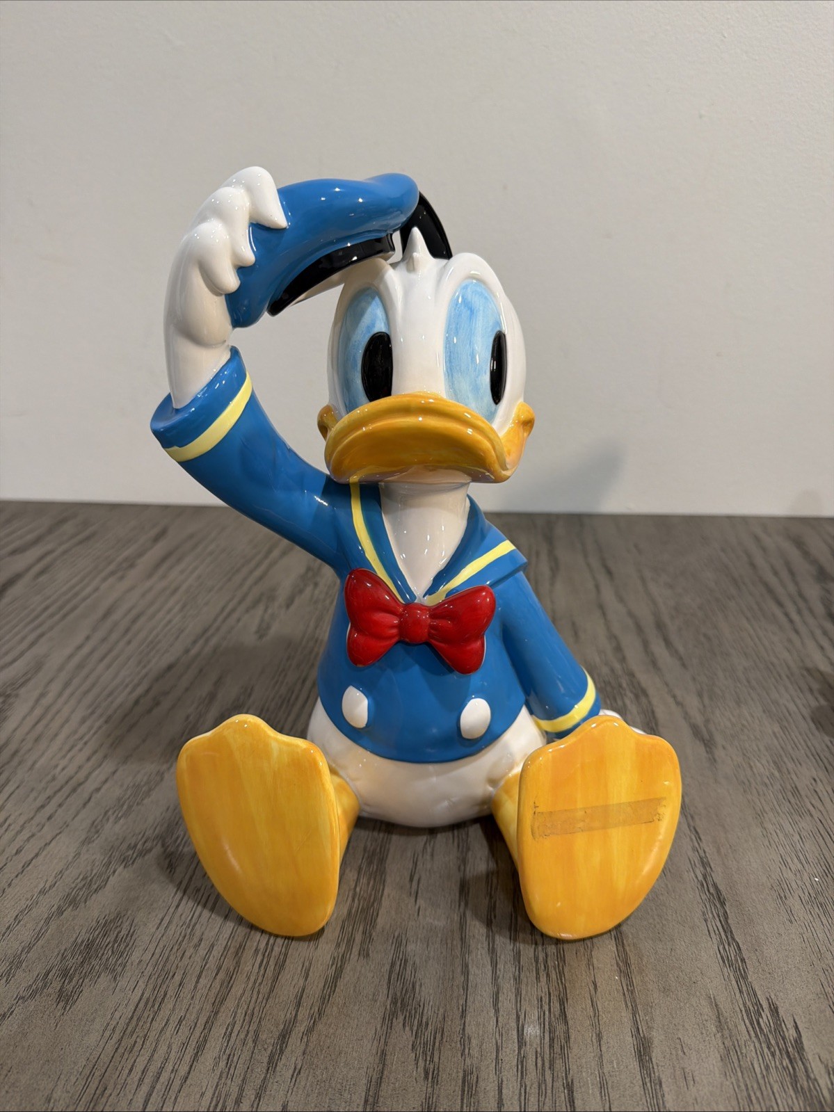 Walt Disney Schmid Musical Porcelain Donald Duck H12 W9  Plays Music