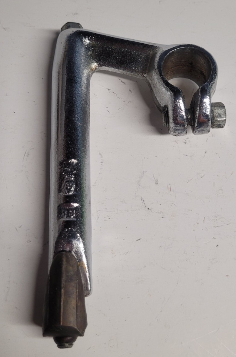 Vintage 1972 Schwinn Ashtabula Chrome Forged Bicycle Stem