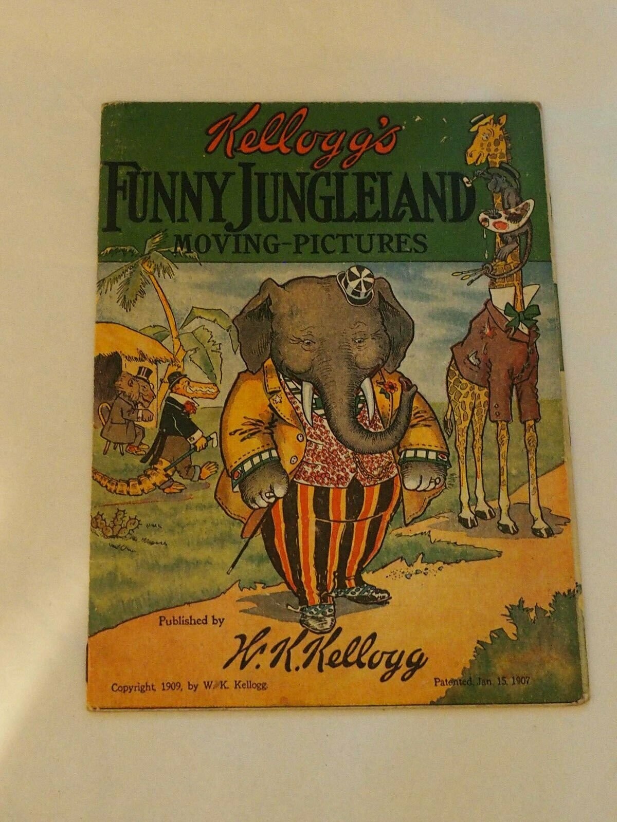 1909-Kellogg's Funny Jungleland Moving Pictures