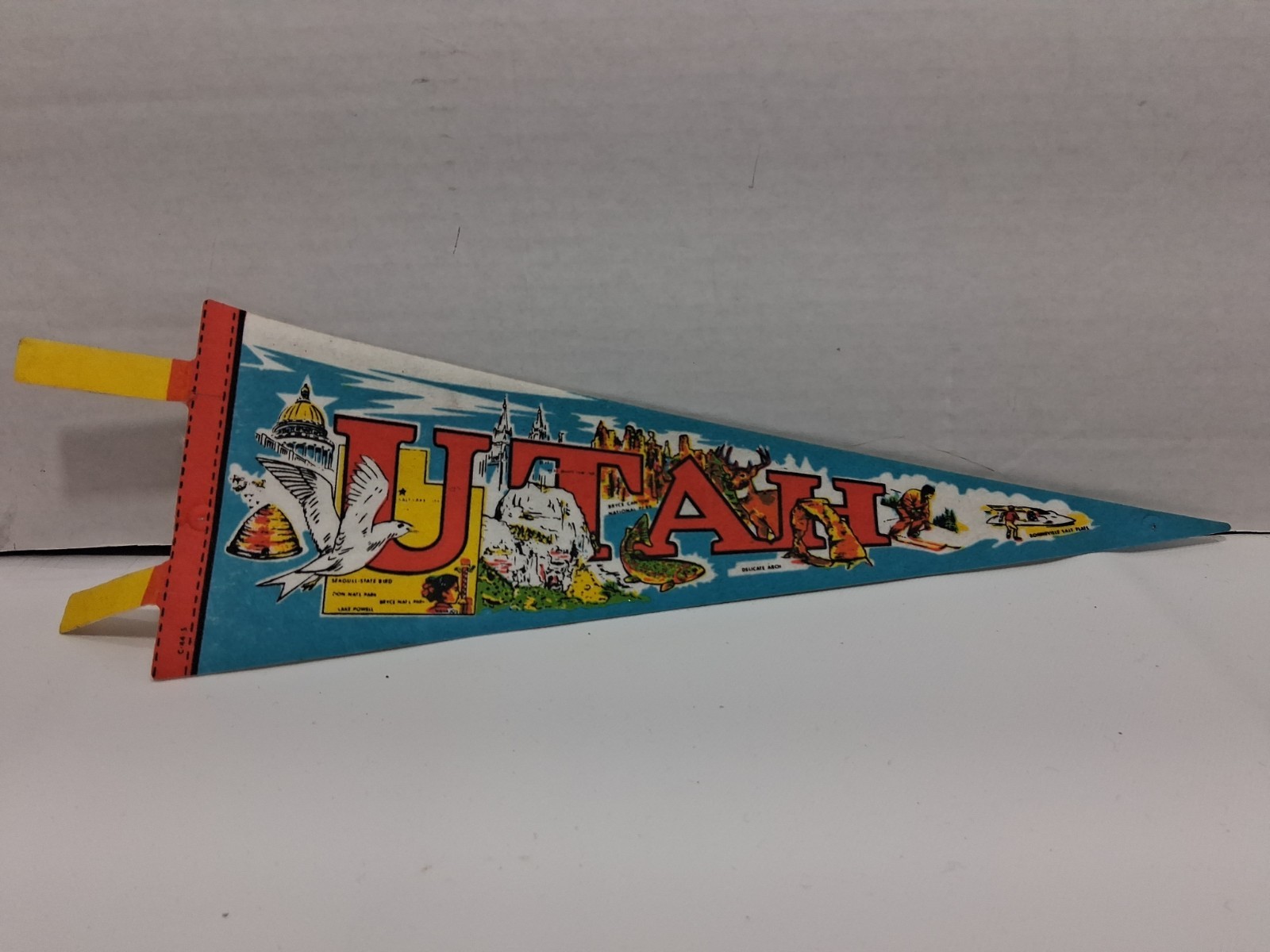 Vintage Utah Pennant 14-1/2 inch long Vintage Utah Pennant 14-1/2 inch long