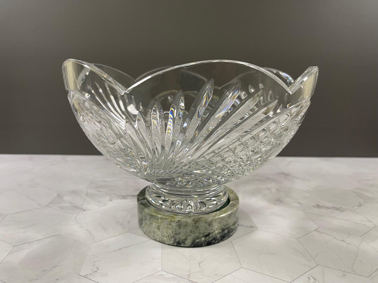 Waterford “The Heritage of Ireland” Crystal Bowl