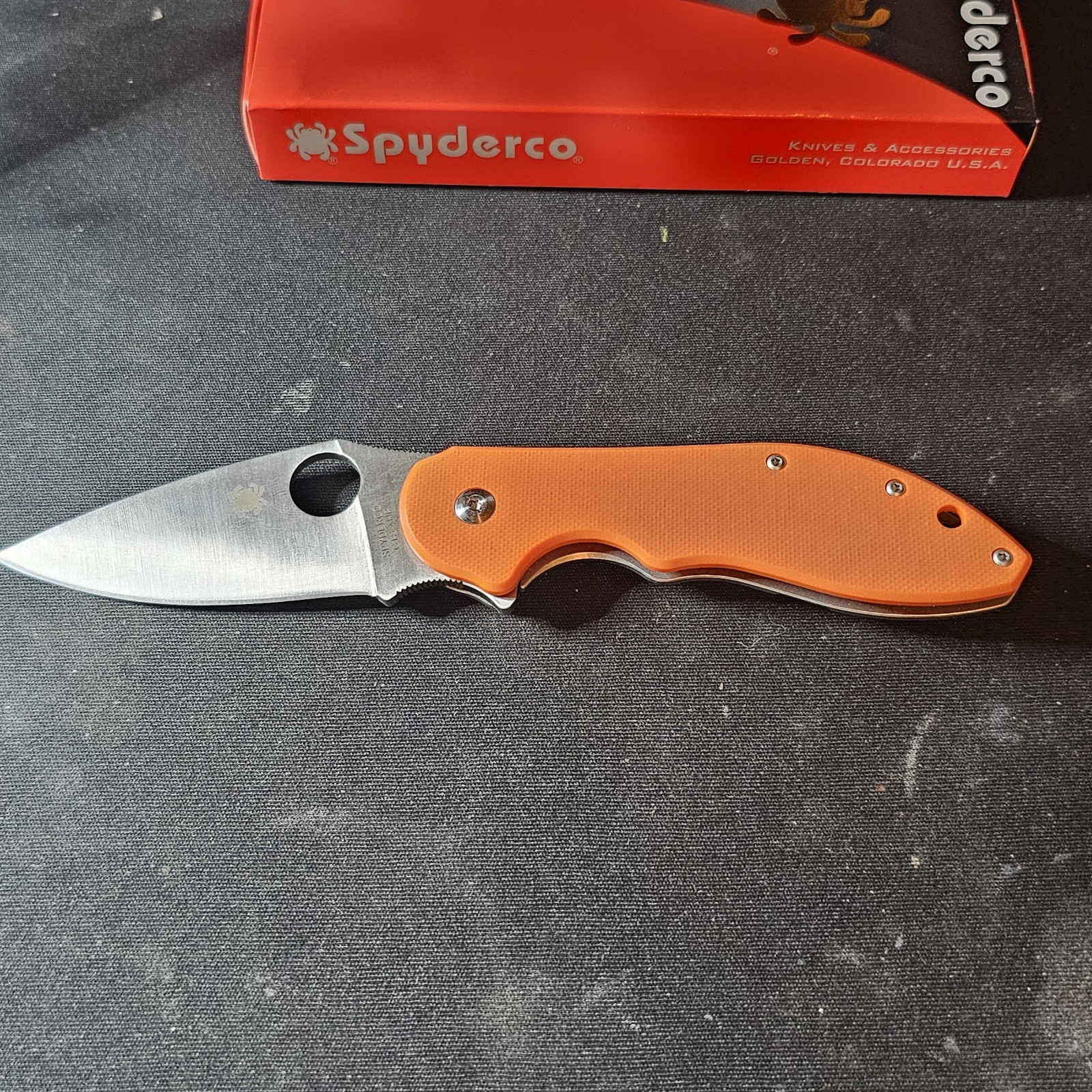 Spyderco Techno G-10 CTS - XHP R.I.L Folding Knife