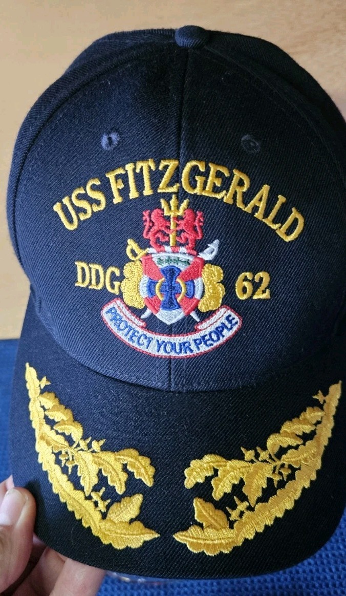 Rare USS Fitzgerald DDG-62 cap \