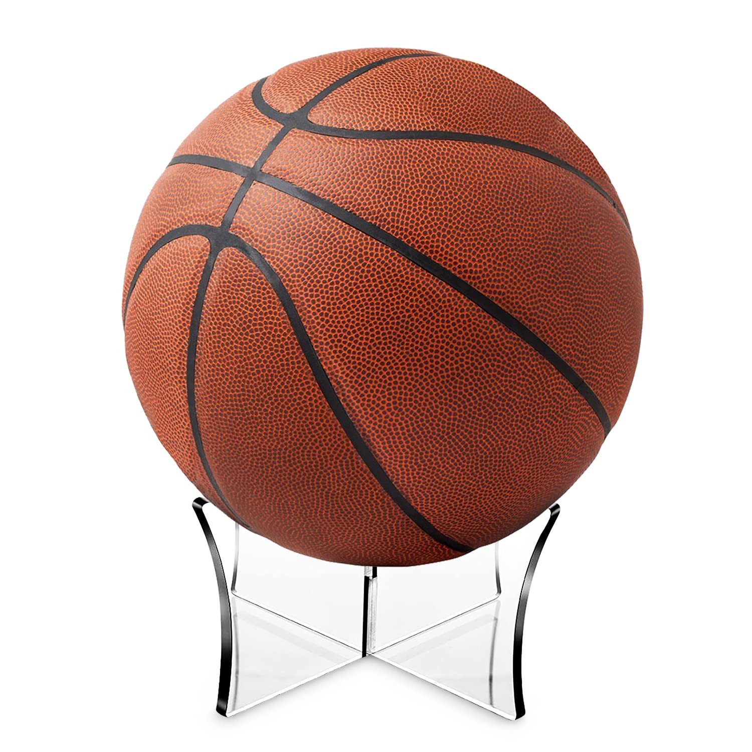 Acrylic Display Rack, Ball Stand Holder Display Stand for Basketball, Football,