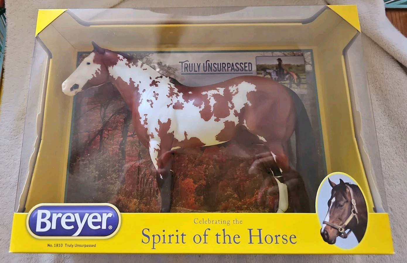 Breyer NEW Truly Unsurpassed 1810 Pinto Lady Phase Traditional Model Horse NIB