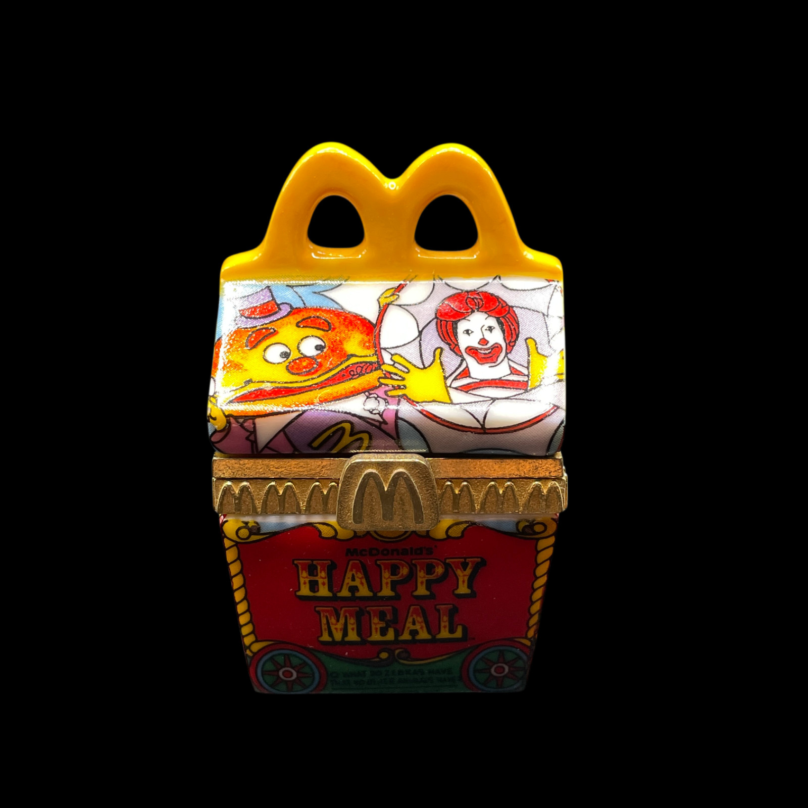 1997 McDonald\'s McMemories Porcelain Trinket Box Ronald McDonald, Mayor McCheese