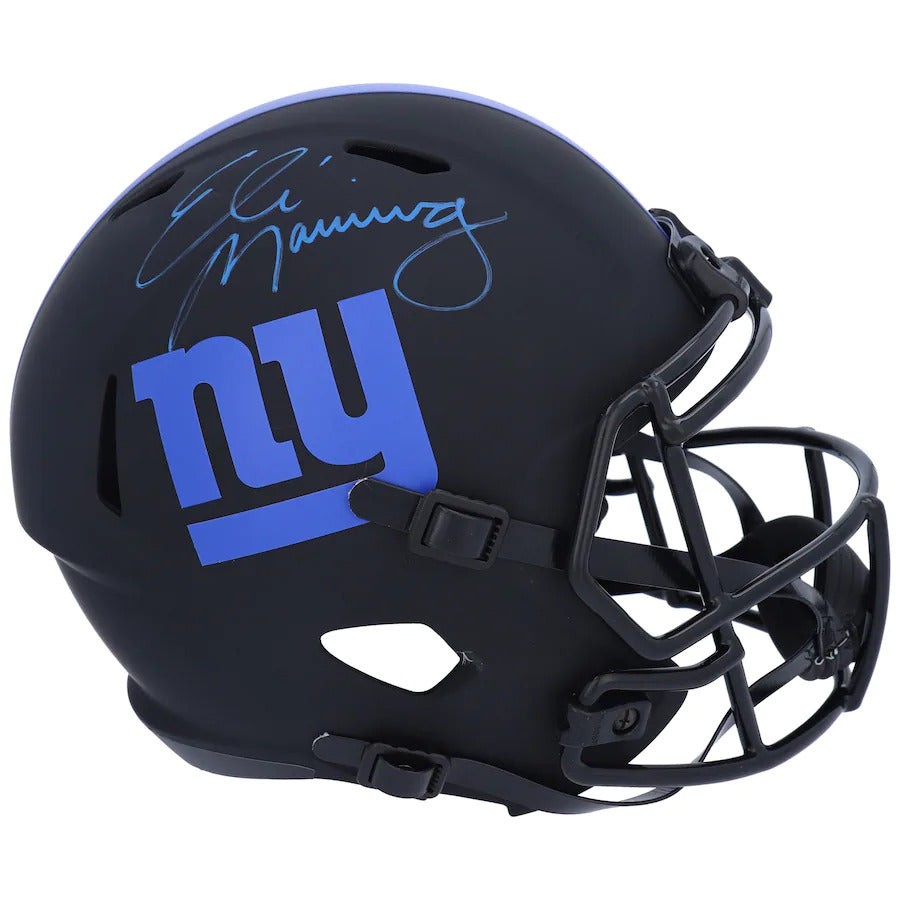 Eli Manning Autographed New York Giants (ECLIPSE Alternate) Deluxe Full-Size Rep