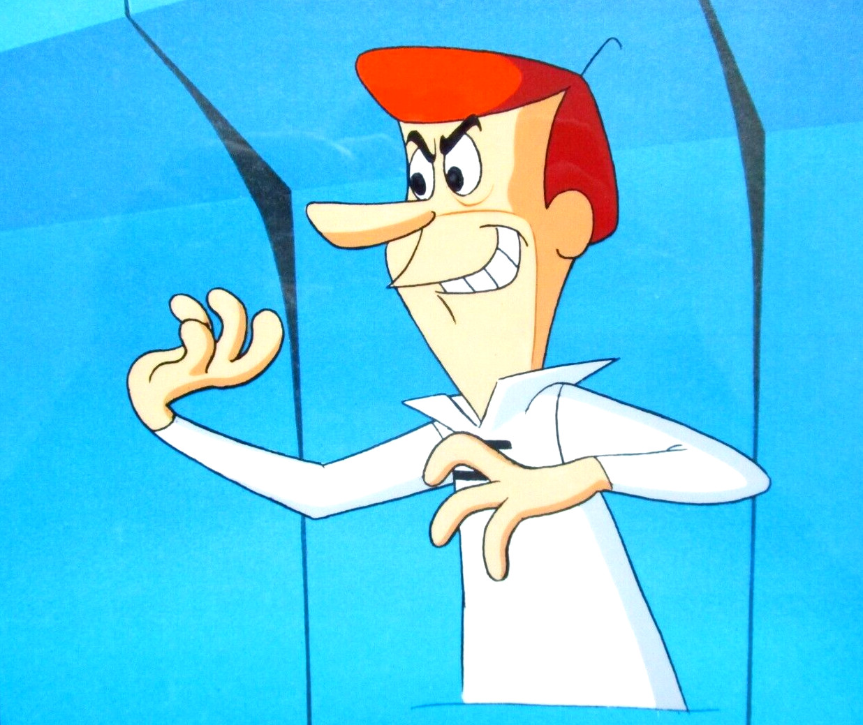 GEORGE JETSONS THE MOVIE HANNA-BARBERA ORIGINAL ANIMATION PRODUCTION drawing CEL