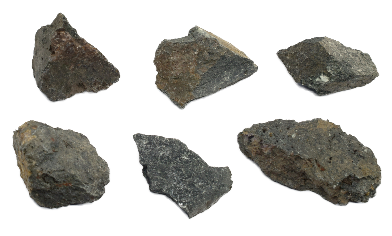 6PK Raw Augite Rock Specimens, 1\