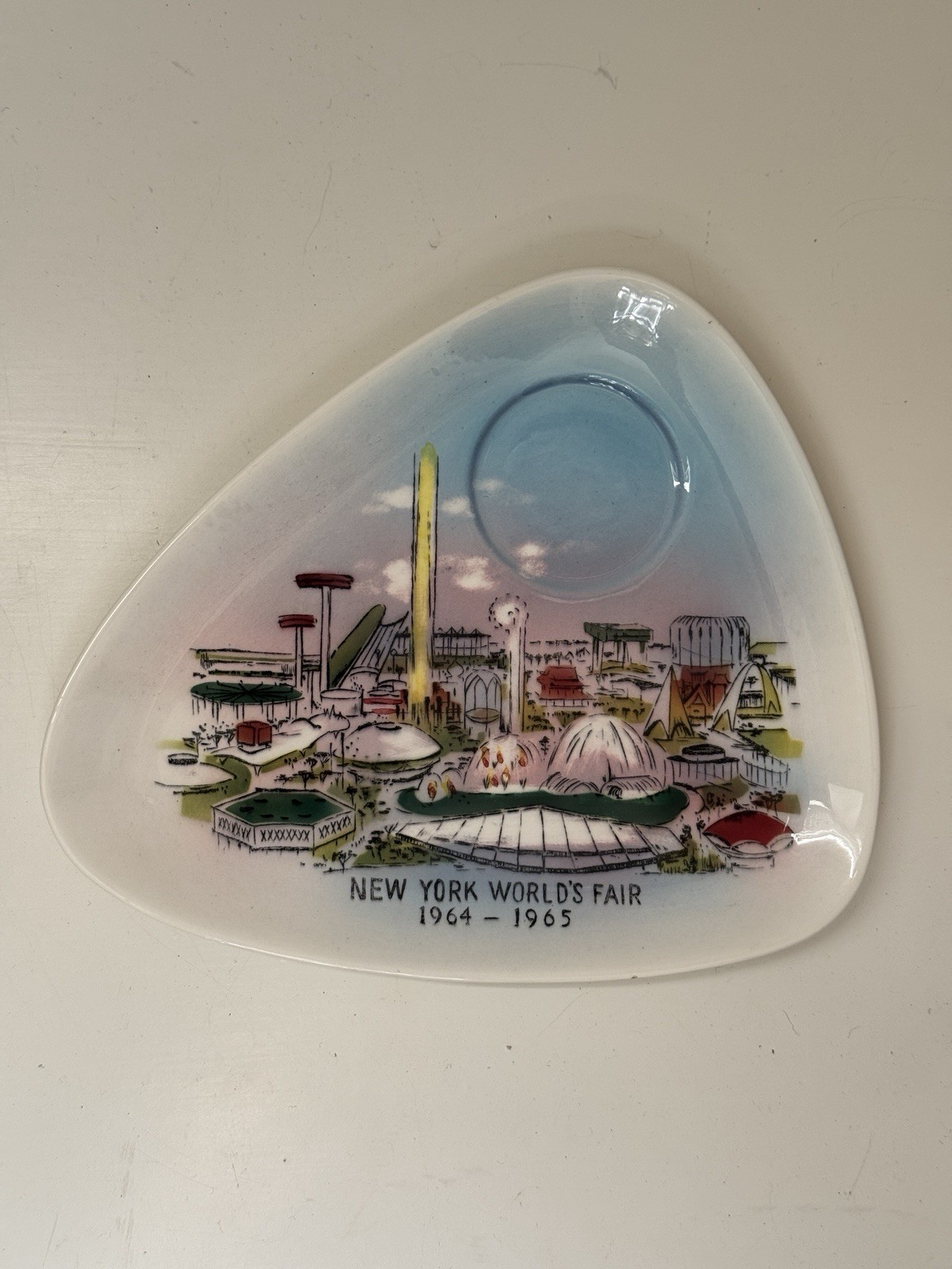 Vintage 1964-65 New York State Fair Breakfast/Brunch Plate