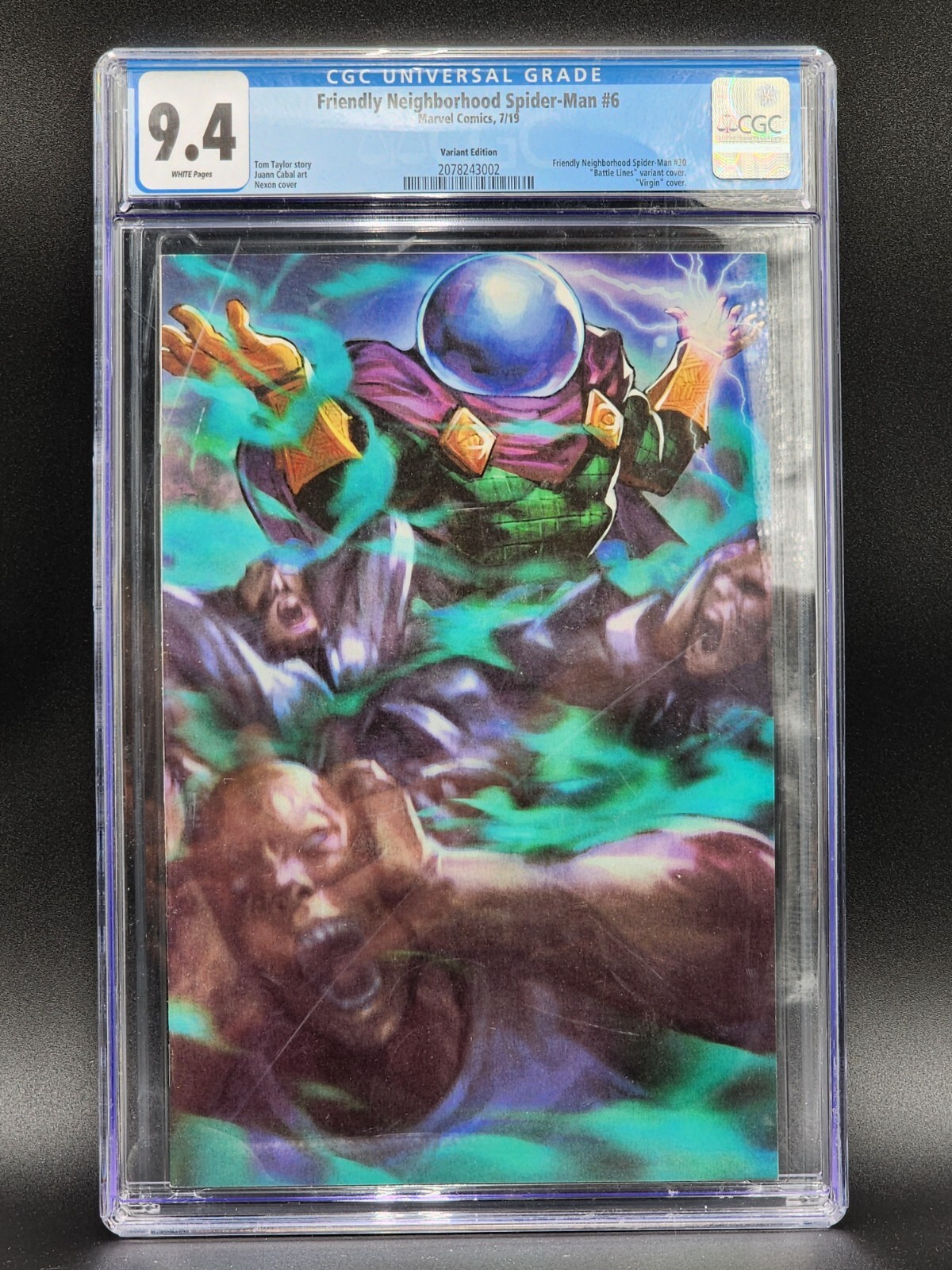 FRIENDLY NEIGHBORHOOD SPIDER-MAN #6 Virgin VARIANT CGC 9.4 1ST SPIDER-BITE