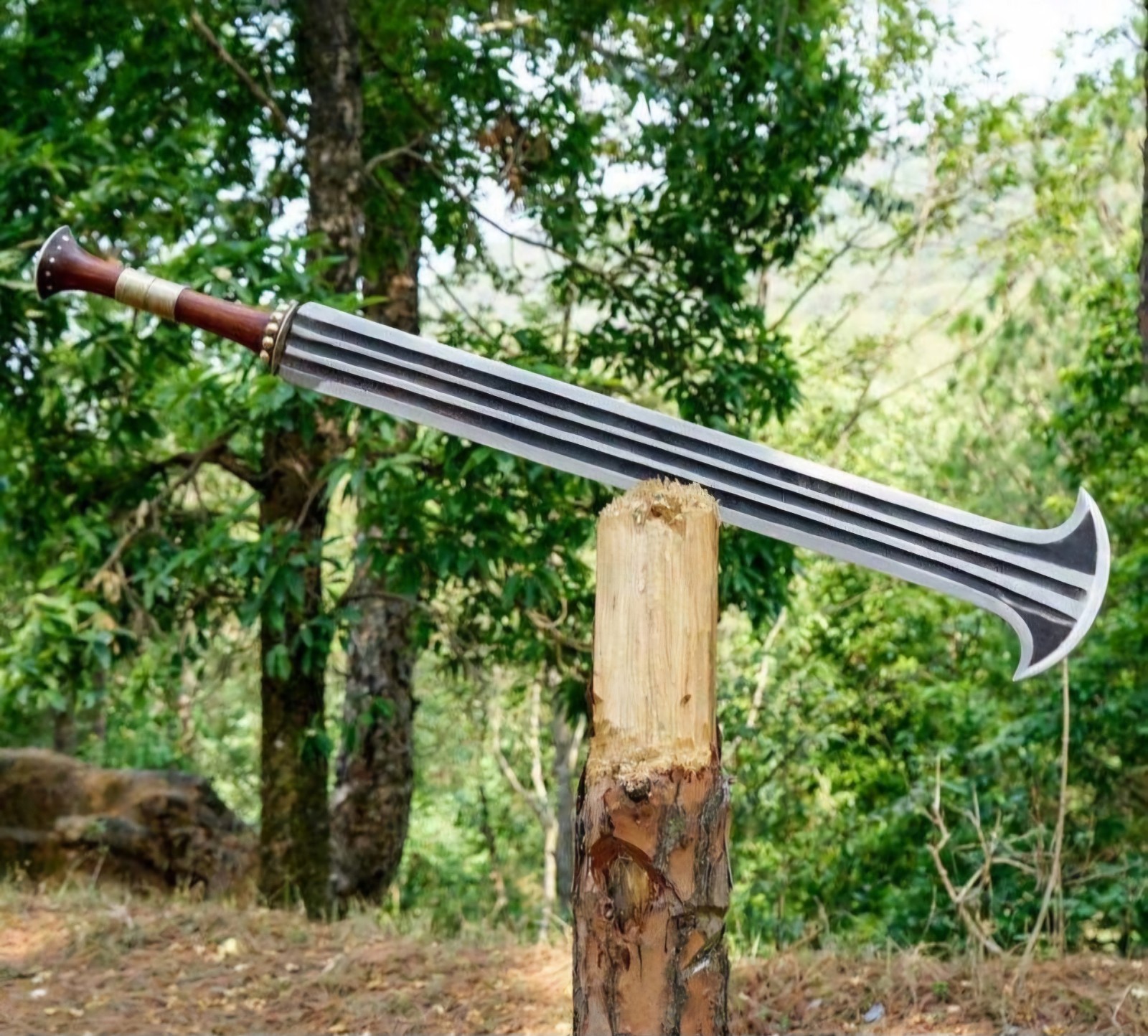 Handmade Konda Ikakalaka Sword – Functional & Sharpened | 5160 Carbon Steel Blad