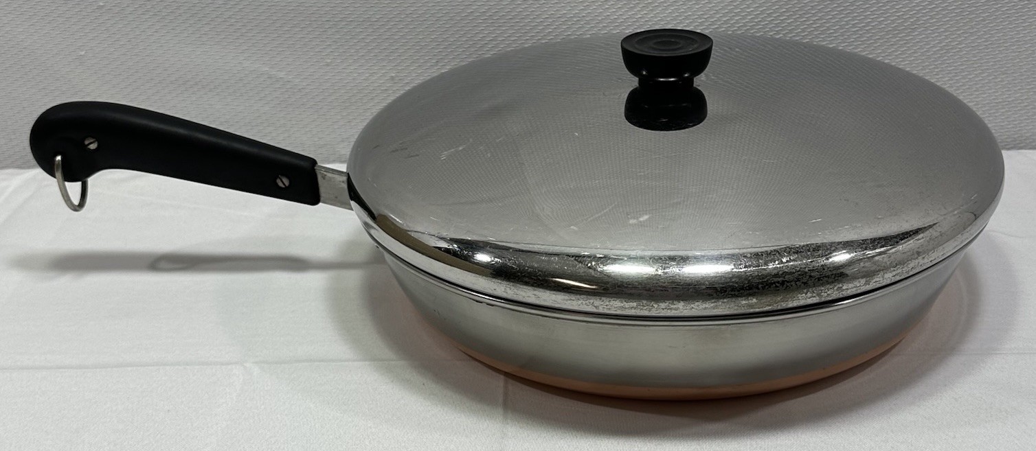 VTG Revere Ware Pre 1968 Copper Bottom 12