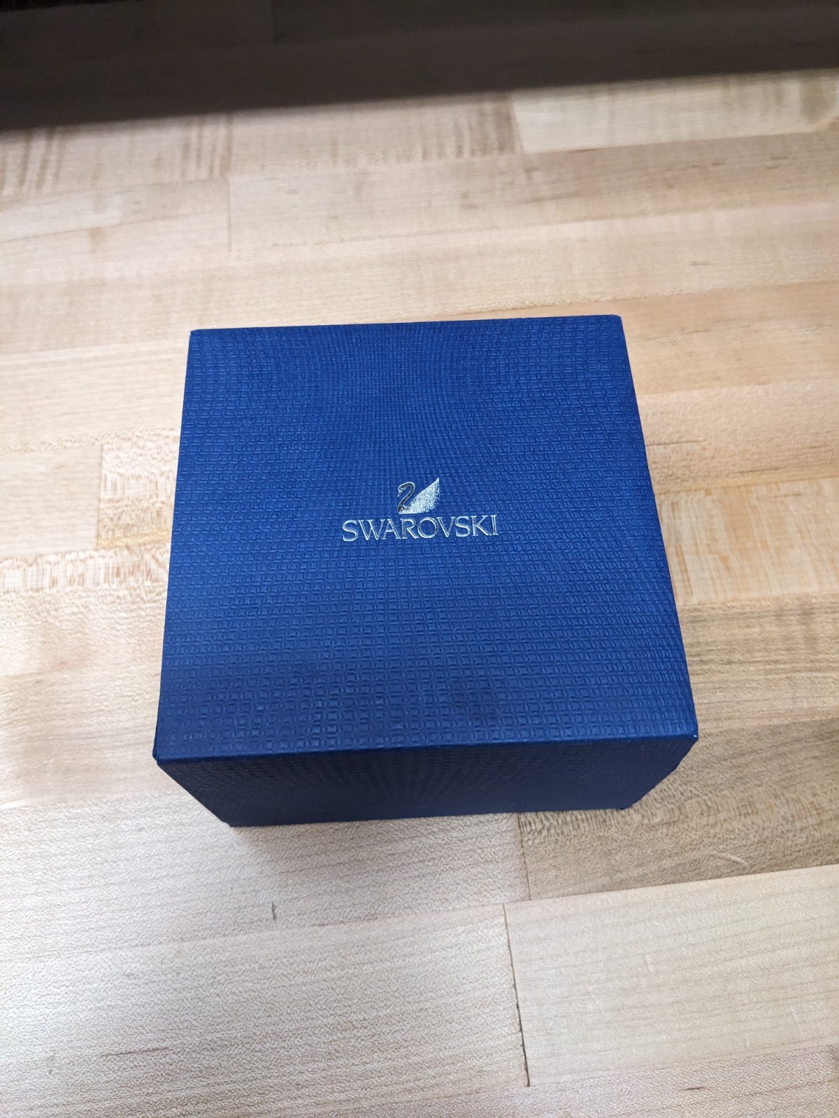 Vintage Swarovski Iridescent Crystal Shimmer Tea Light- New in Box