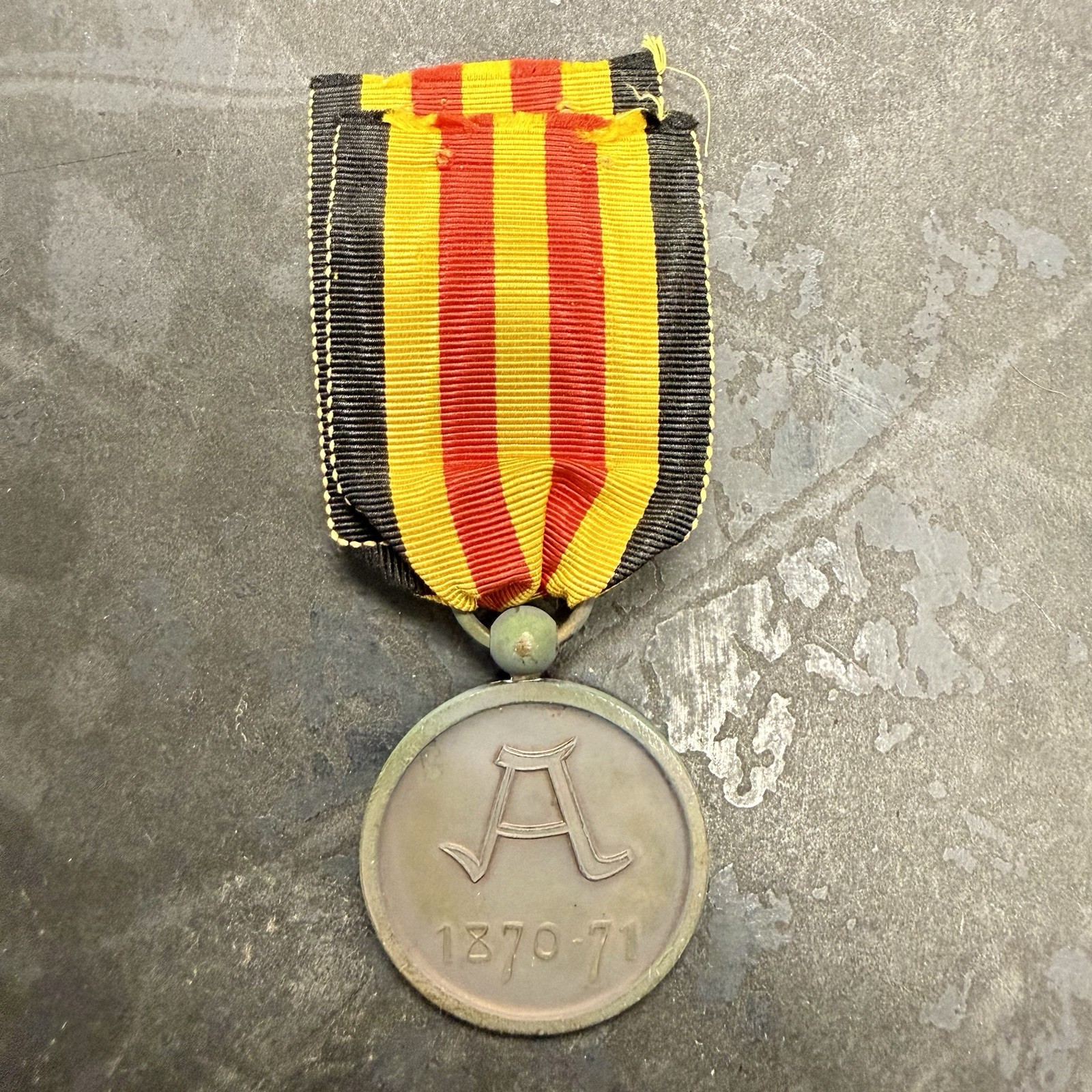 1870-1871 Belgian Franco German War Commorative Medal Bronze Original