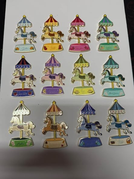 Disney Princesses Royal Carousel Mystery Jumbo Pin
