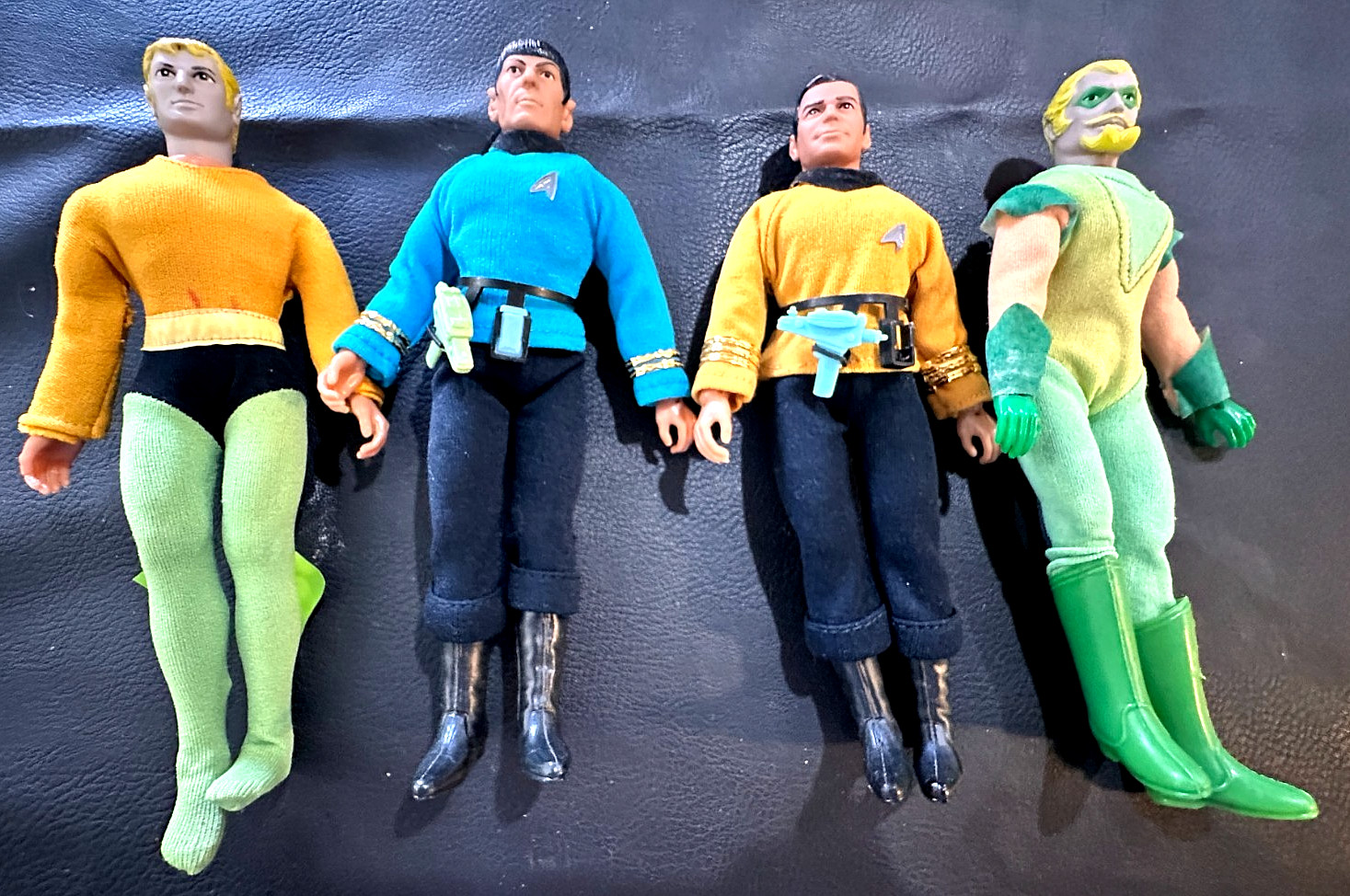 4 STAR TREK MEGO 1974 PARAMOUNT 8\