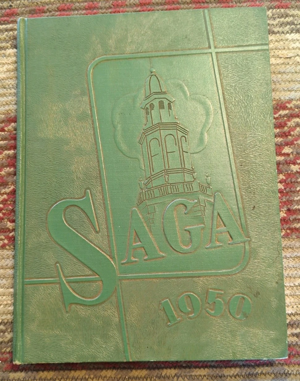 Vintage Saga 1950 State Teachers College Brockport NY Yearbook SUNY