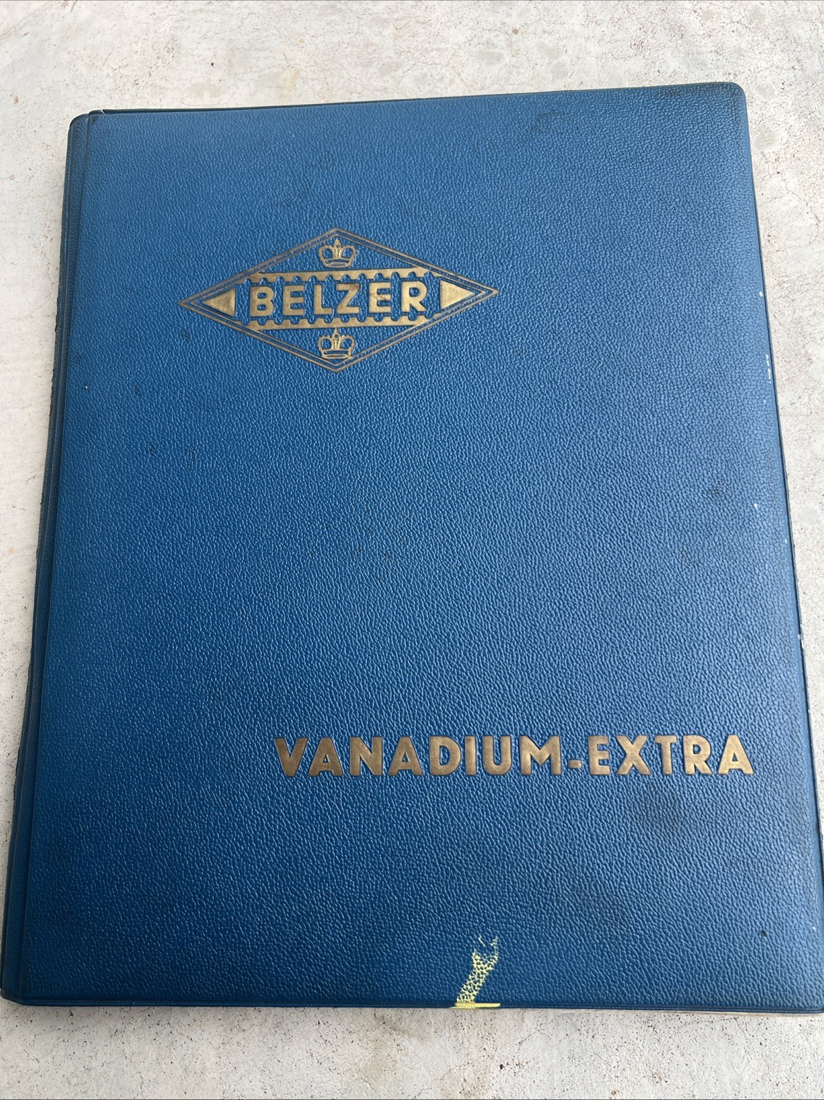Vintage 1958 Belzer Vanadium-Extra German Tool Catalog No. 500 E English Ed RARE