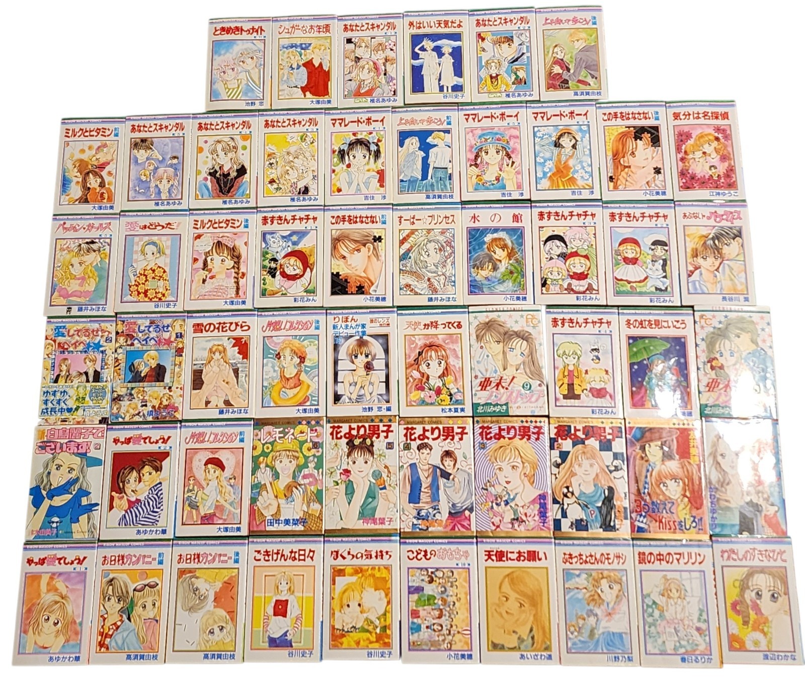 Vtg Shojo Manga Book Lot of 56 - Japanese Language - Ribon & Margaret Comics