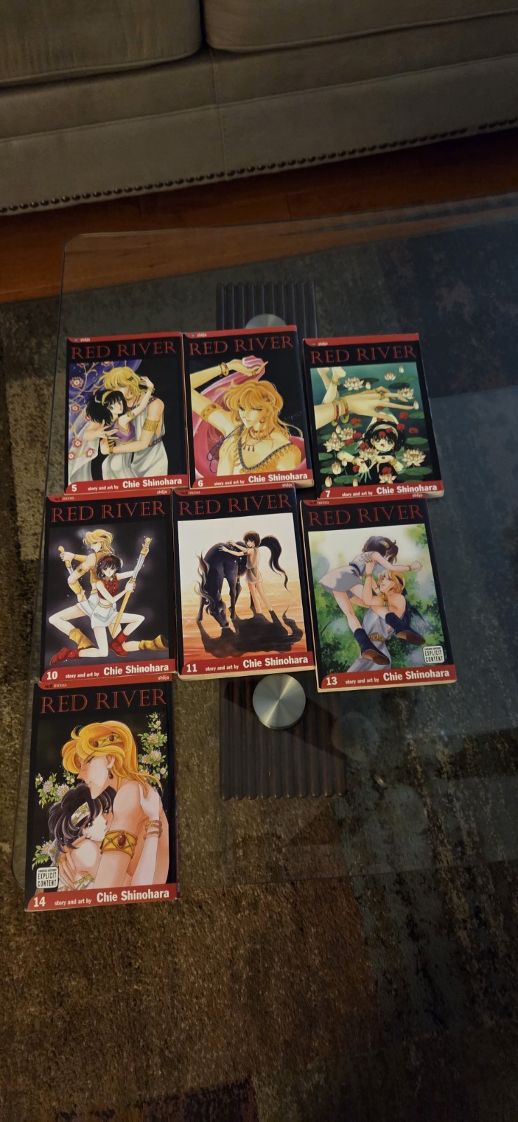 red river manga volume 5-7,10-14