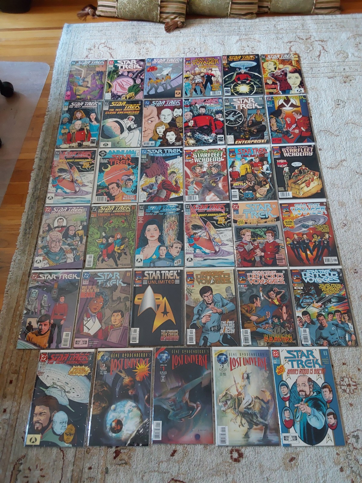 STAR TREK MEGA-LOT OF 35 INCLUDING 4 FIRST ISSUES HIGH-GRADE DEALER LOT CHEAP