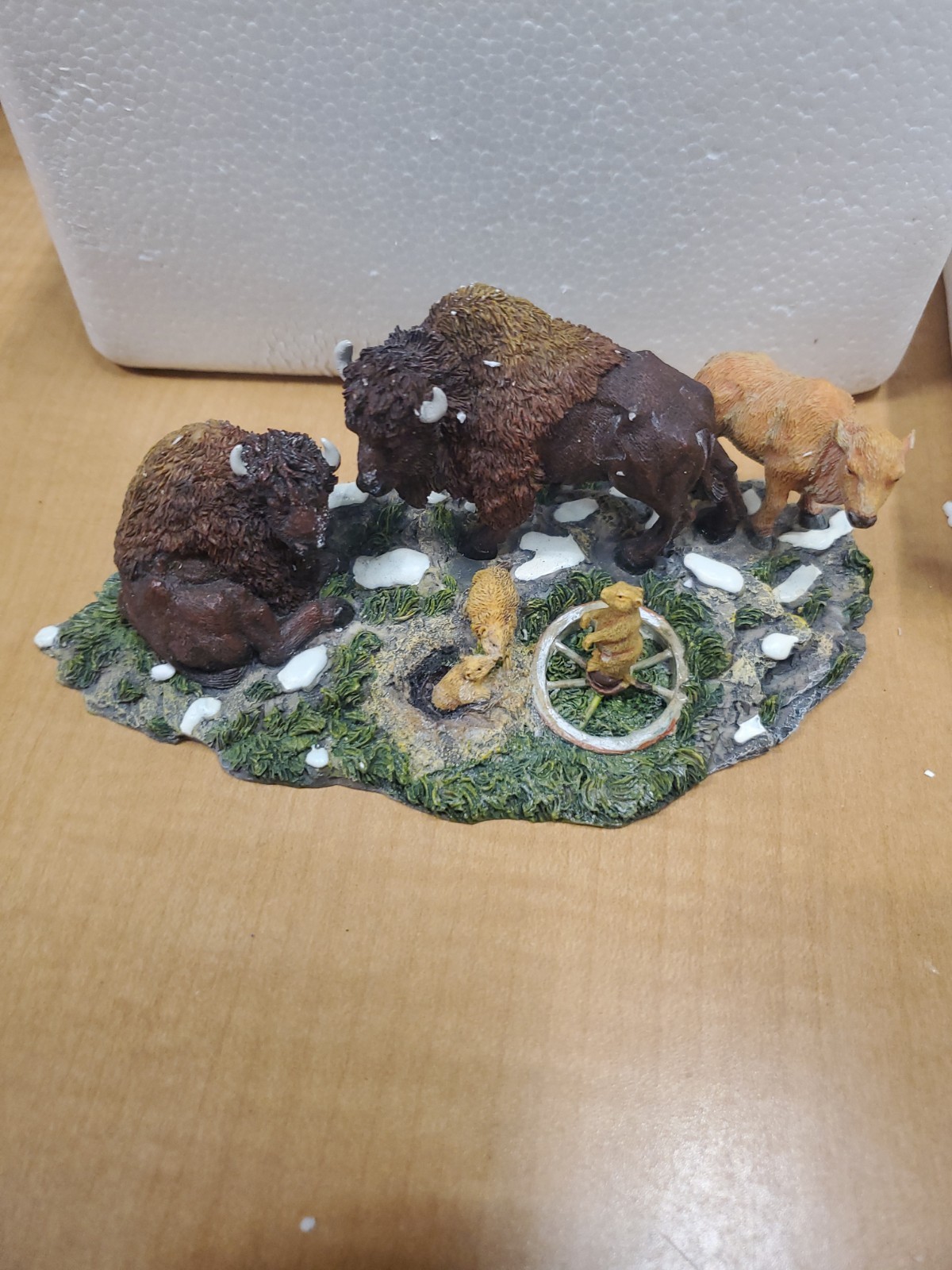 DEPT 56 GENERAL VILLAGE Accessories BUFFALO ON THE PRAIRIE #56.52865 Rare wow