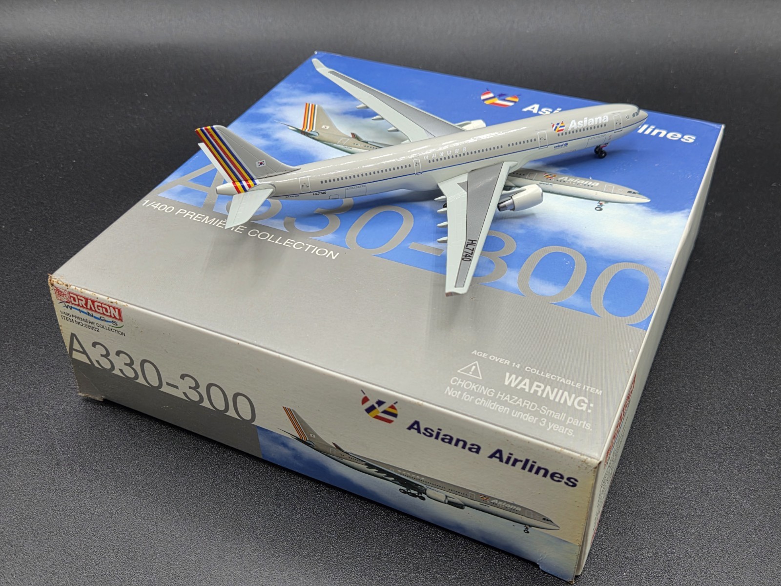 Dragon Wings Asiana Airlines Airbus A330-300 1:400 Scale HL7740 - 55902