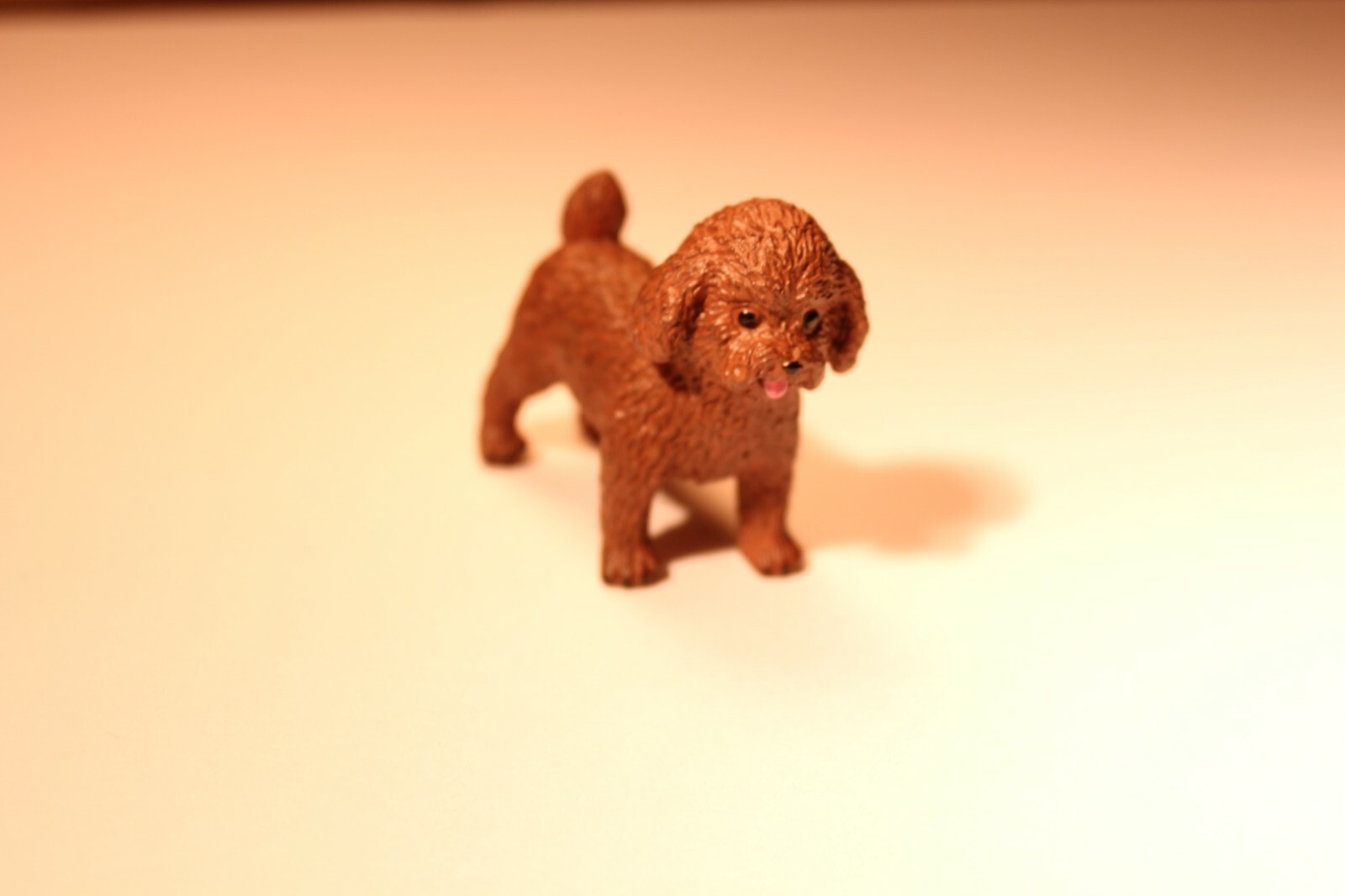 Miniature Dog Figurine Mini Figure Mini Poodle Toy Decoration Cake Topper