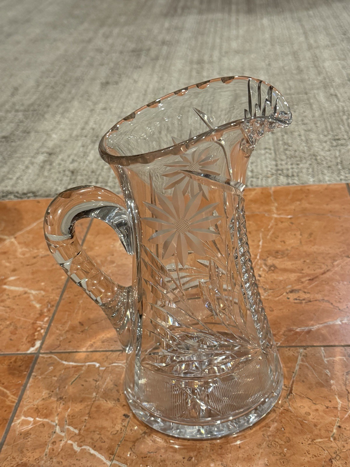 ANTIQUE AMERICAN BRILLIANT ABP CUT GLASS 9