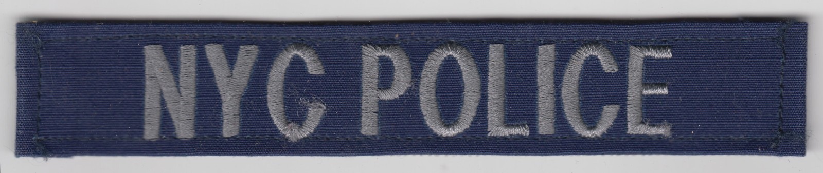 Vintage NYC Police Tab Tape Patch Insignia Hook & Loop New York City NYPD