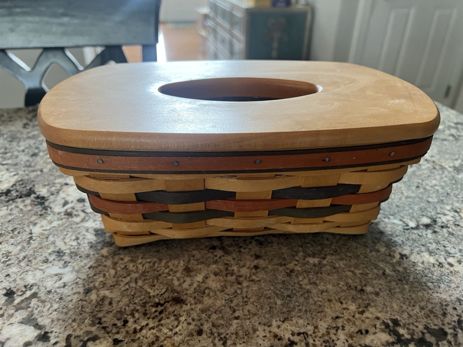 Longaberger 1998 Heritage Days Basket Family Signed Lid Liner Protector Longaberger 1998 Heritage Days Basket Family Signed Lid Liner Protector