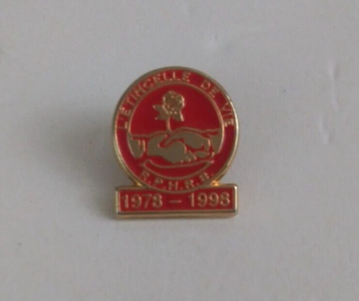 Vintage 1978-1998 L\'Etincelle De Vie R.P.H.R.E. Lapel Hat Pin Vintage 1978-1998 L\'Etincelle De Vie R.P.H.R.E. Lapel Hat Pin