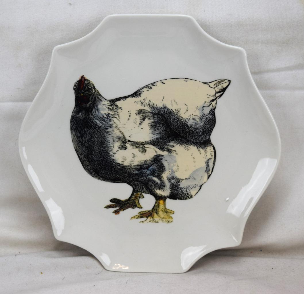 Ceramic/Porcelain Chicken/Hen Snack/Bread Plate New A