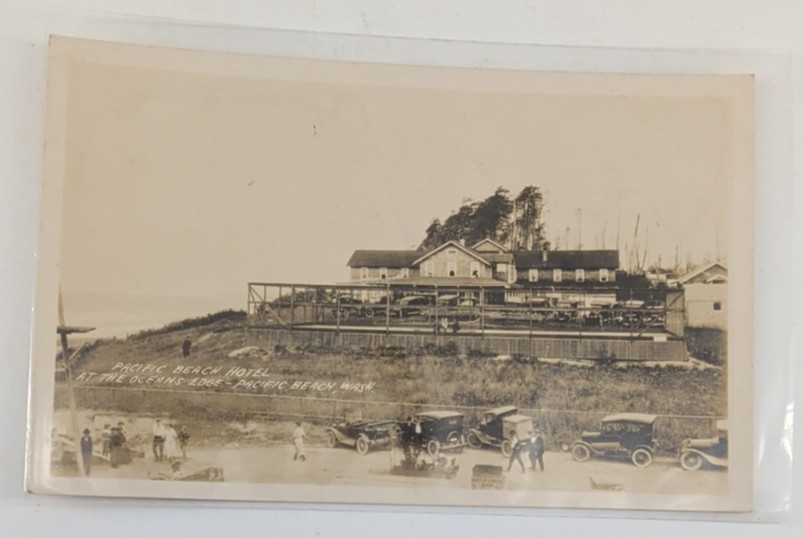 RPPC Post Card Pacific Beach Hotel At Pacific Beach Washington Vintage