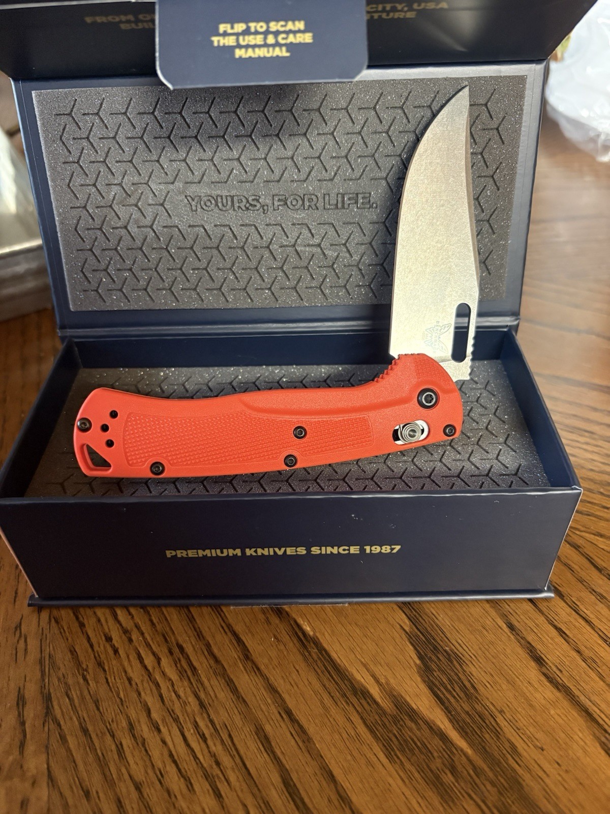 Benchmade 533 Folding Knife Made In The USA Still I Case Never Been used