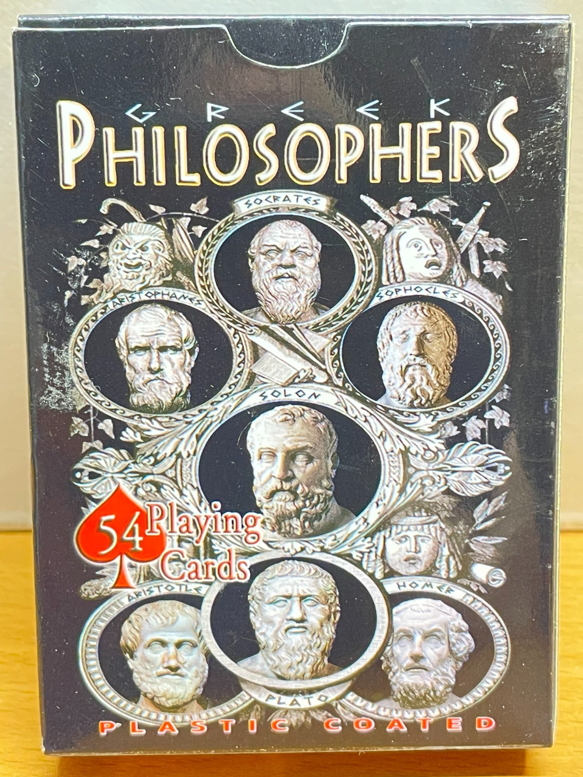 Rare Greek Philosophers Playing Cards | New Unsealed Excellent Product of Greece